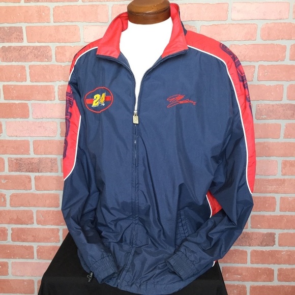 Jeff Gordon 24 Car Men’s Jacket Size XL NASCAR Racing Embroidered Spell Out - Picture 7 of 8